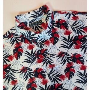 NWOT Roundtree & Yorke Performance Polo Shirt Mens 4XT (tag 3XT) Tropical NICE!